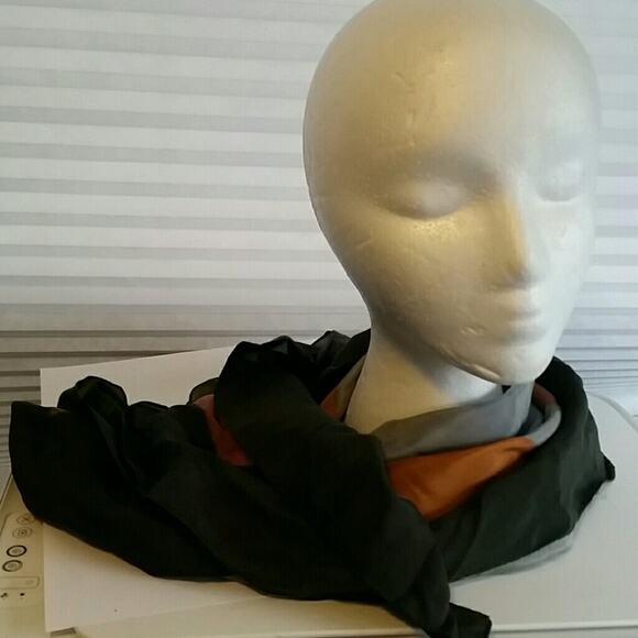 PureUnique Pure Silk Scarf. 30" - Picture 3 of 4